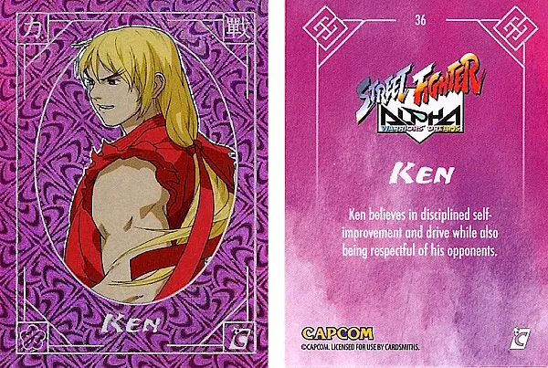 2025 Cardsmiths Street Fighter Alpha - Ken - Typhoon Foil #36
